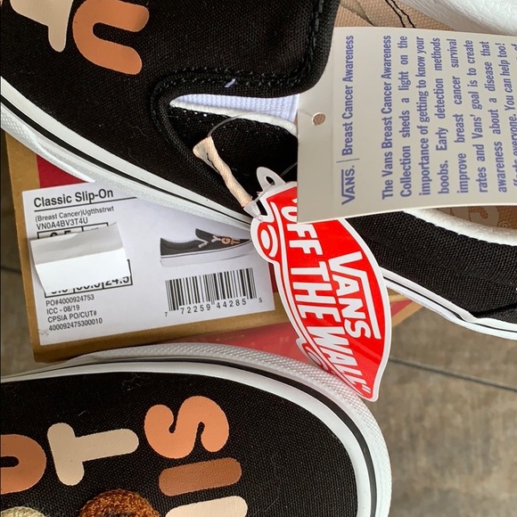 VANS CLASSIC SLIP ON (Breast Cancer) Ugfth WMNS - Picture 7 of 16